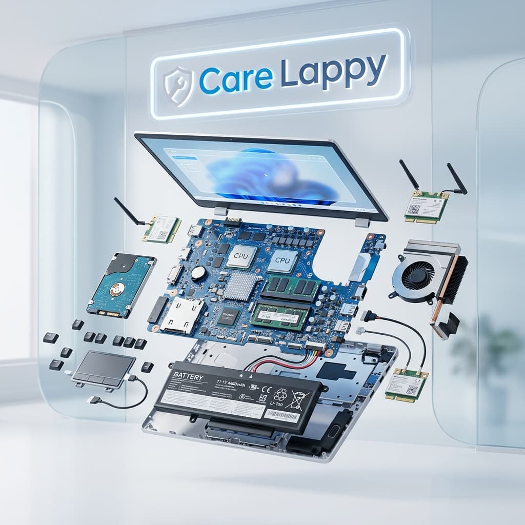 Premium laptop parts and diagnostics by Care Lappy